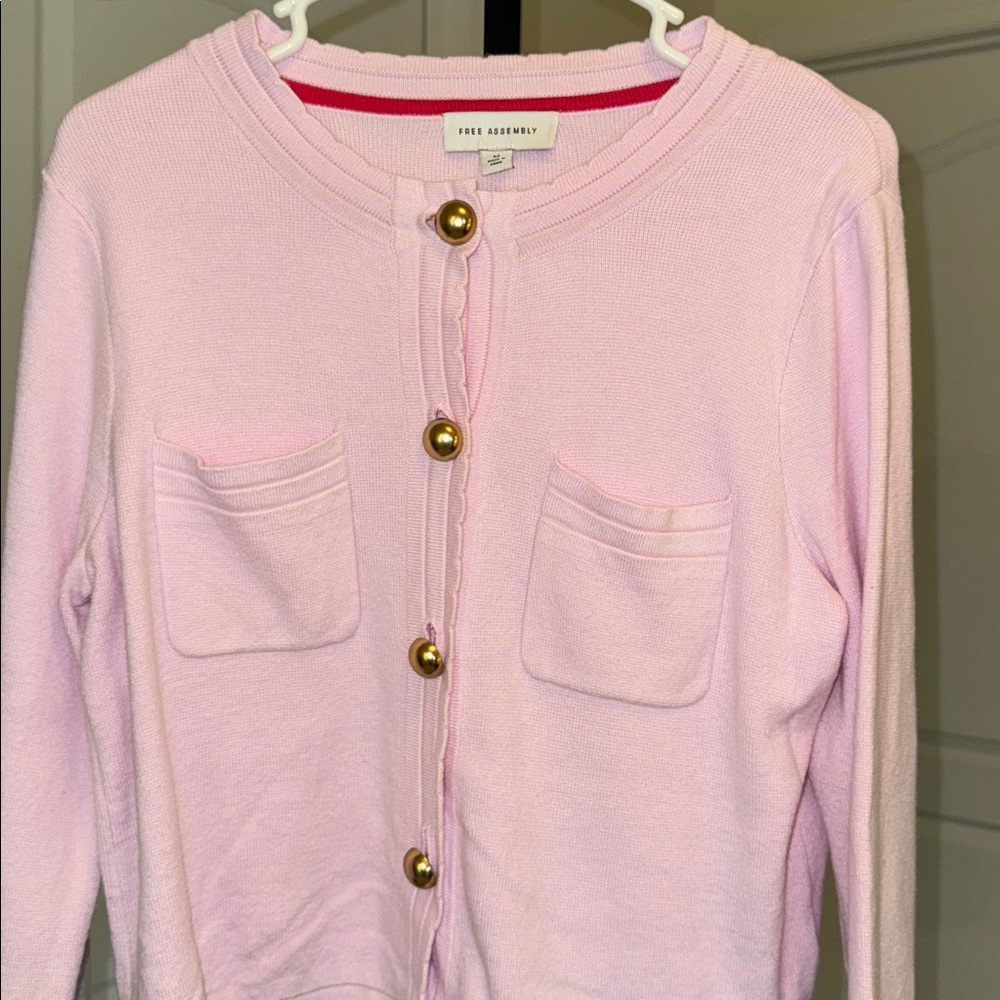 Free Assembly Button Down Sweater - Size M - Picture 2 of 5
